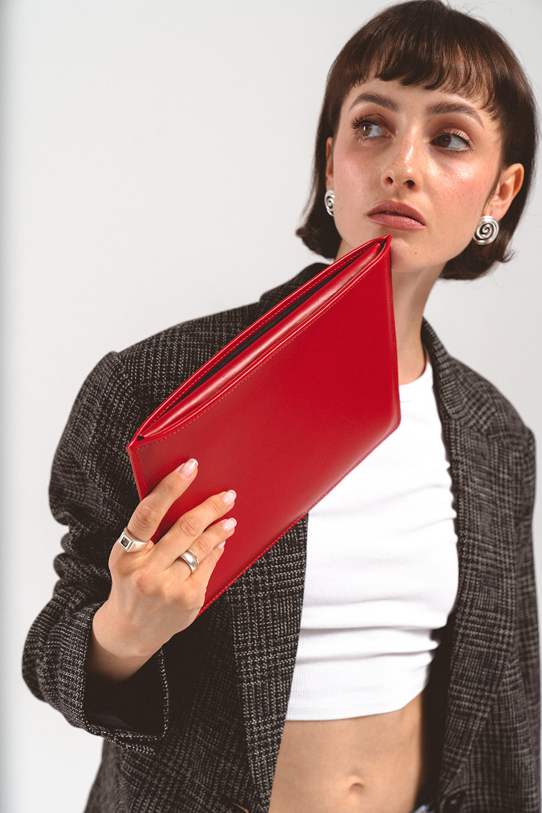 Slim Leather Sleeve for iPad-3